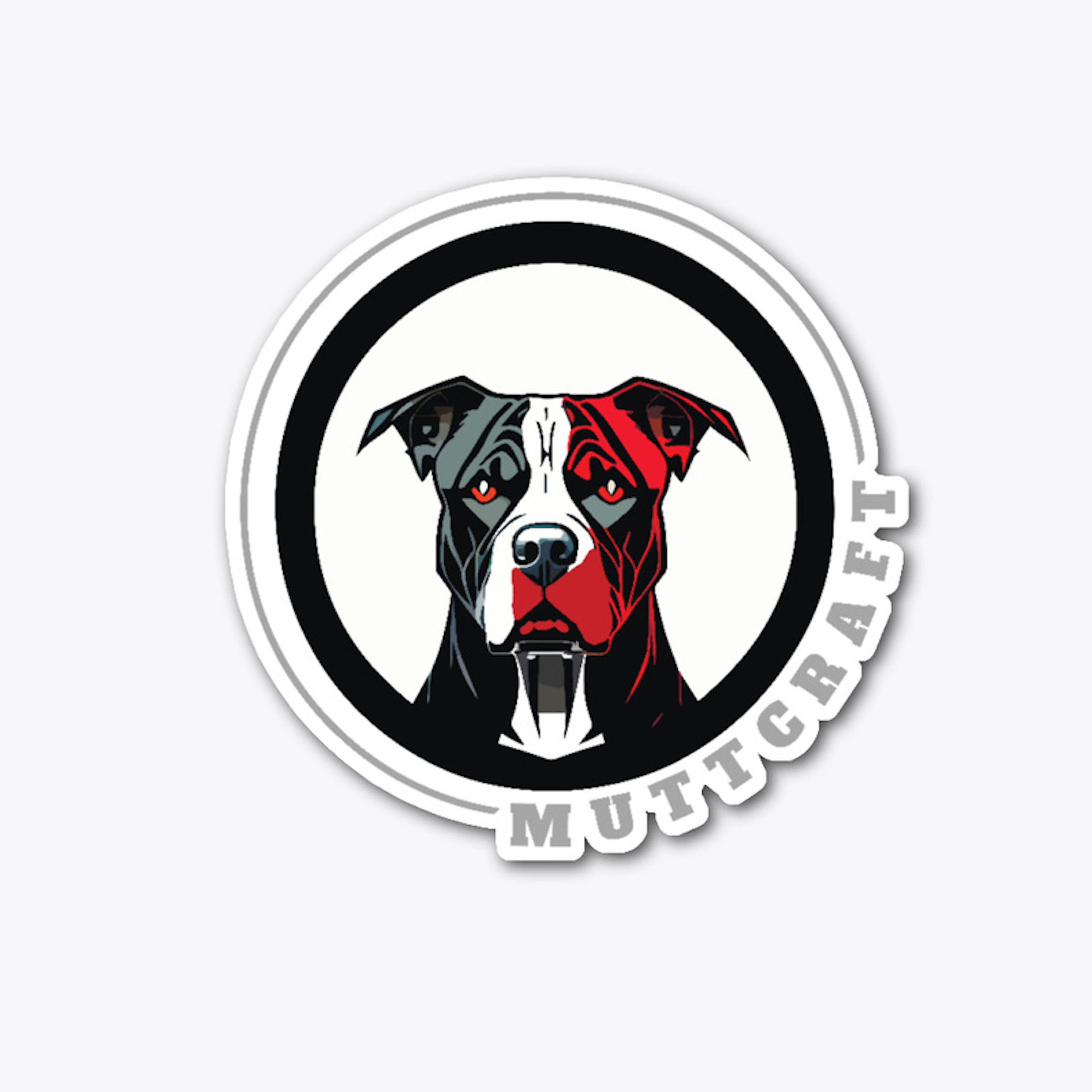 Muttcraft pitbull logo